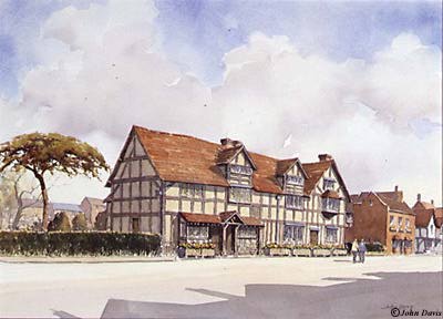 Shakespeare's Birthplace
  A Watercolour by John Davis (C)