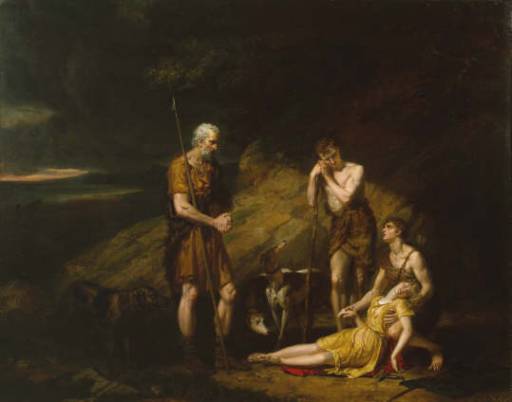 Dawe, George 1781-1829 
British 
Imogen Found in the Cave of Belarius exhibited 1809
Oil on canvas 
support: 1003 x 1270 mm
painting
Purchased 1965