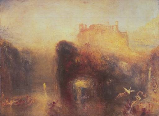 Turner, Joseph Mallord William 1775-1851 
British
Queen Mab's Cave exhibited 1846
Oil on canvas 
support: 921 x 1226 mm
painting
Bequeathed by the artist 1856